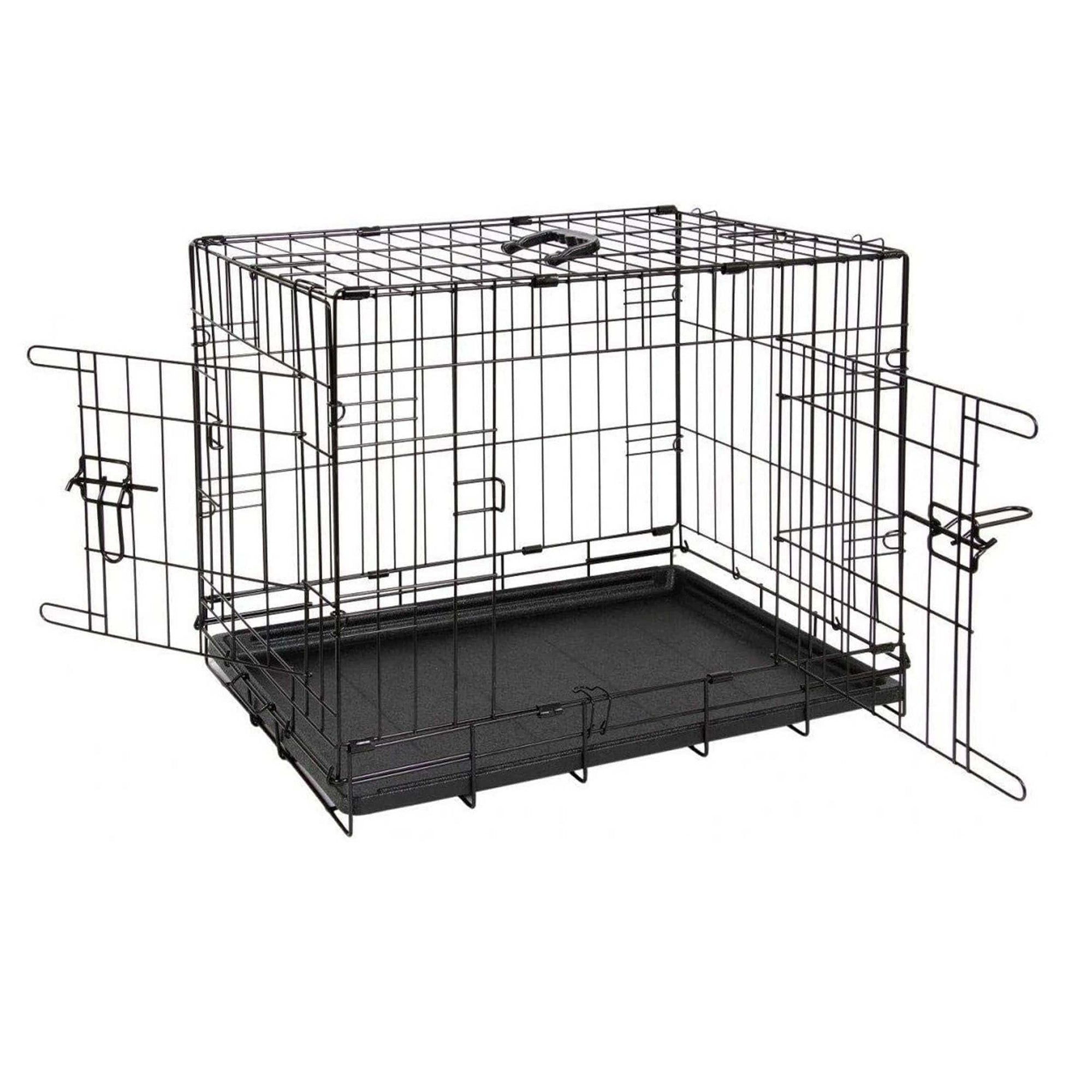 medium dog crate cage for home or travel