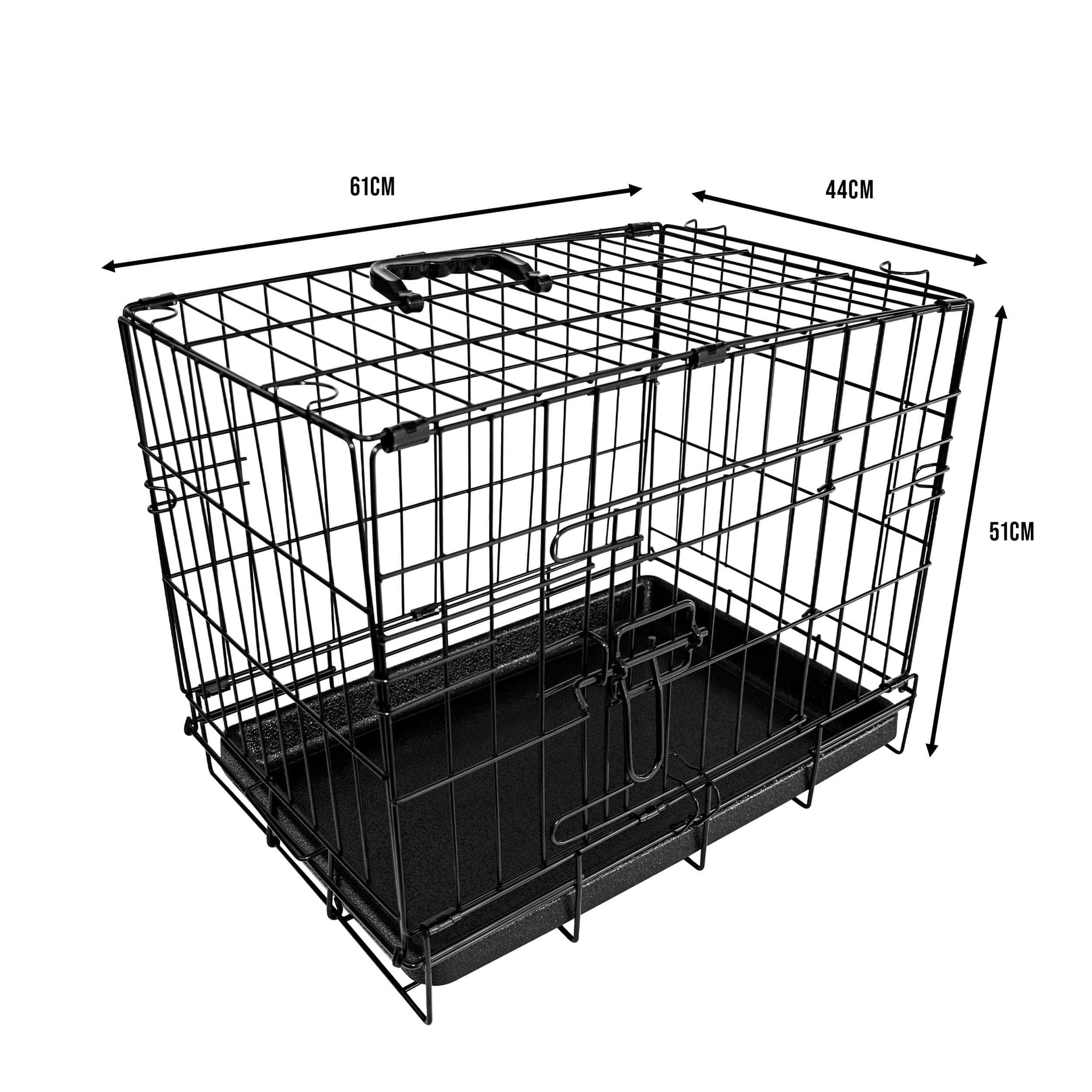 small dog crate cage for home or travel