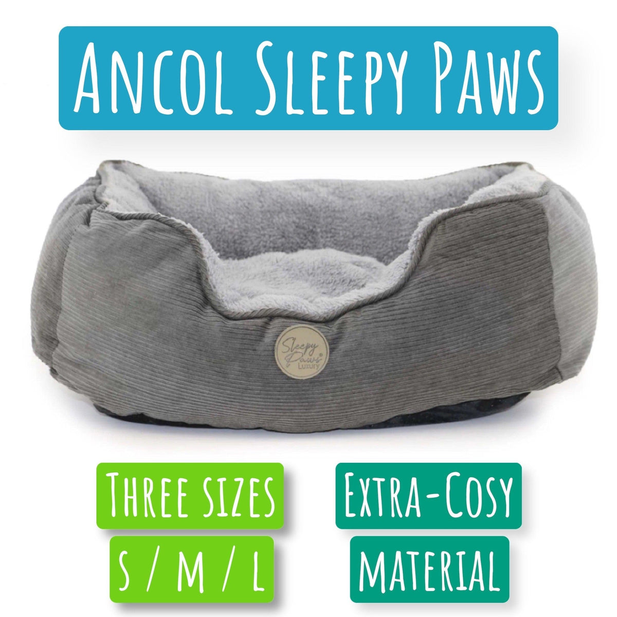 Ancol sleepy paws dog bed best sale