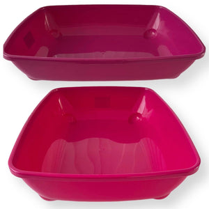 MyPetsDirect Ltd Cat Litter Durable Trays & Liner Packs / 3 Colours and Sizes PD-BP-CAT-LITTER-TRAY-S-37CM-HP