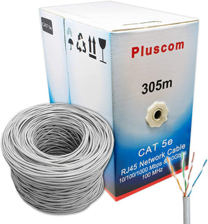 MyPetsDirect Ltd CAT5E Ethernet Data Cable Roll/Reel - 305m Box LAN-ETRADE-305M-UTP-N305MU-G-V2.0