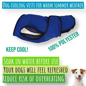 MyPetsDirect Ltd Dog Cooling Coat Vests for Hot Summer Weather / 2 Sizes PD-BP-BED-COOLING-COAT-M