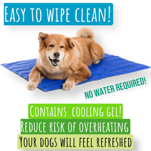 MyPetsDirect Ltd Dog Cooling Mats for Hot Summer Garden Weather / 2 Sizes