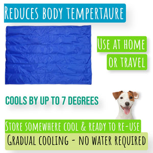 MyPetsDirect Ltd Dog Cooling Mats for Hot Summer Garden Weather / 2 Sizes