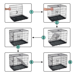 Dog Puppy Crate Cages for Indoors or Outdoors / 4 Sizes MyPetsDirect Ltd